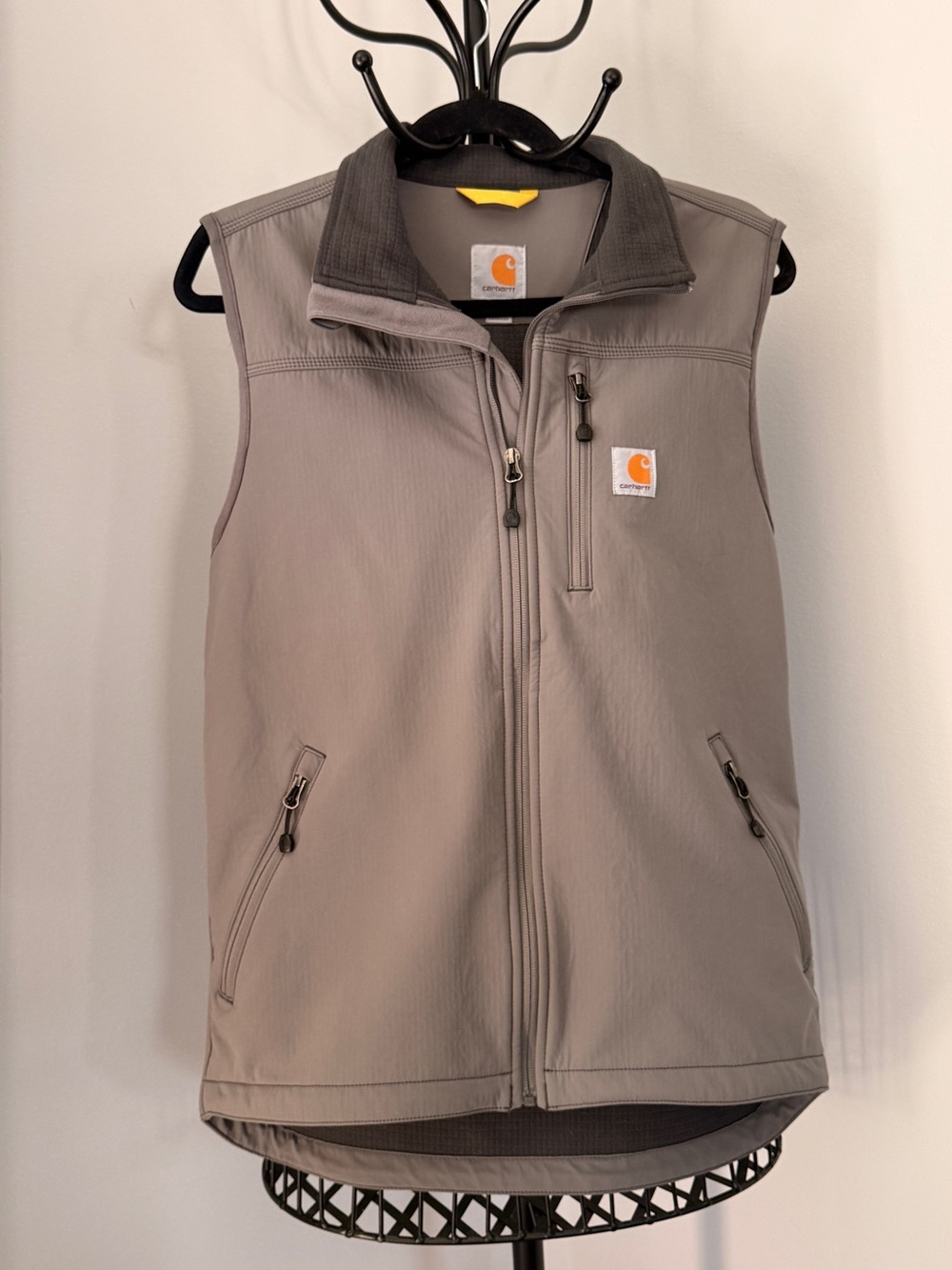 Carhartt Utility Workwear Vest – Size S – Gray/Taupe